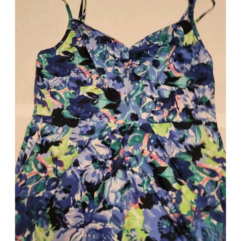 Jack by BB Dakota Floral Dress Medium 100% Cotton Pockets Fit & Flare Sundress - Picture 6 of 15